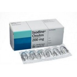 Isodine 200 mg Óvulos Boehringer Ingelheim (Envíos Regionales y Nacionales) caja*24 unidades