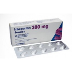 Irbesartan 300 mg Tabletas Con Película Sandoz (Envíos Regionales y Nacionales) caja*30 unidades