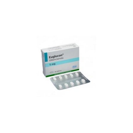 Euglucon 5 mg (ENVÍOS REGIONALES Y NACIONAL) Caja*30 Tabletas – Roche