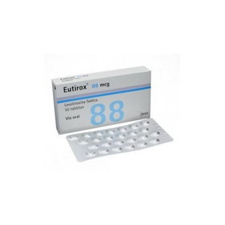 Eutirox 88 mcg (ENVÍOS REGIONALES Y NACIONAL) Caja 50 Tabletas – Merck