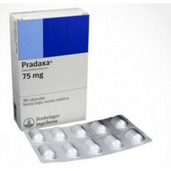 Pradaza 75 mg (ENVIOS REGIONALES Y NACIONAL) Caja*30 Cápsulas - Boehringer Ingelheim