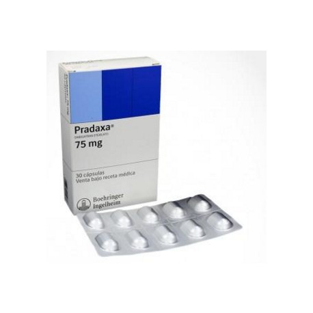 Pradaza 75 mg (ENVIOS REGIONALES Y NACIONAL) Caja*30 Cápsulas - Boehringer Ingelheim
