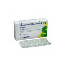 Glimepirida 2 mg Tabletas Sandoz (Envíos Regionales y Nacionales) caja*10 unidades