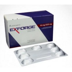 Exforge 10 mg / 320 mg (ENVÍOS REGIONALES Y NACIONAL) Caja*28 Comprimidos Con Cubierta – Novaris