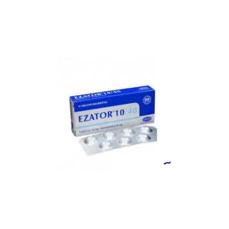 Ezator 10 / 40 mg (ENVIOS REGIONALES Y NACIONAL) Caja*14 Tabletas Recubiertas - La Francol