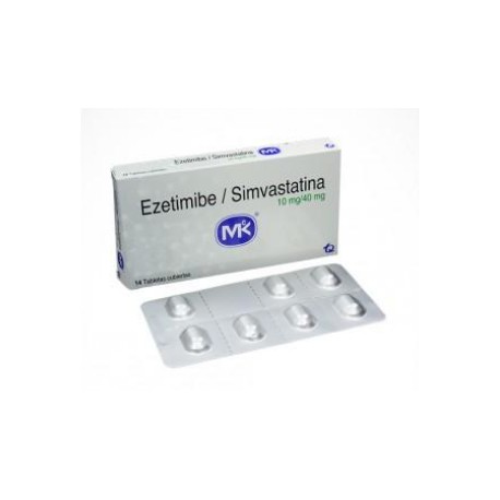 Ezetimibe / Simvastatina 10 mg / 40 mg (ENVÍOS REGIONALES Y NACIONAL) Caja*14 Tabletas Cubiertas – Tecnoquímicas