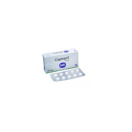 Captopril 25 mg (ENVIOS REGIONALES Y NACIONAL) Caja*30 Tabletas - Tecnoquímicas