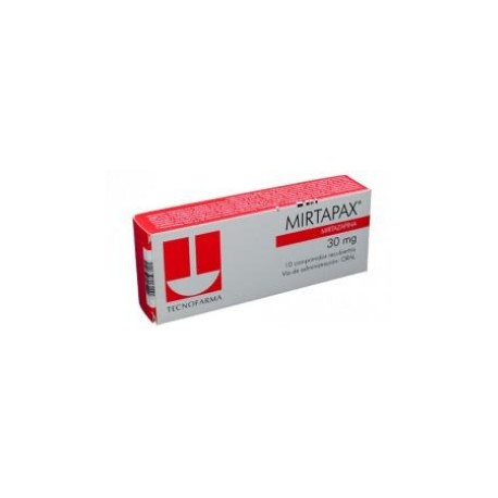 Mirtapax 30 mg Comprimidos Recubiertos Tecnofarma (Envíos Regionales y Nacionales) caja*10 unidades