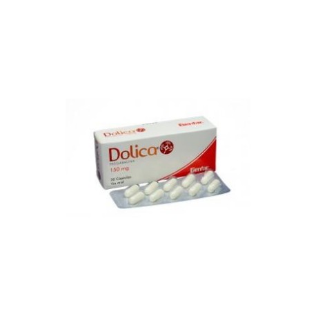 Dolica 150 mg Cápsulas Genfar (Envíos Regionales y Nacionales) caja*30 unidades