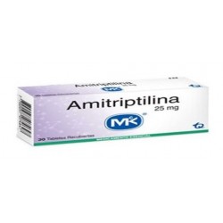Amitriptilina 25 mg (ENVÍOS REGIONALES Y NACIONAL) Caja*30 Comprimidos - Antidepresivo