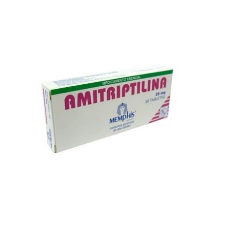Amitriptilina 25 mg (ENVÍOS REGIONALES Y NACIONAL) Caja*30 Comprimidos - Antidepresivo
