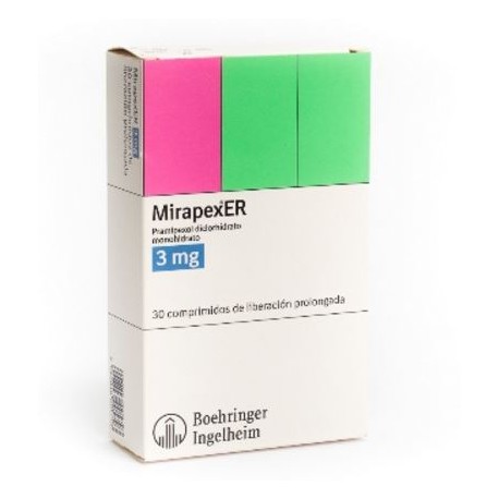 Mirapex Er 3 mg (ENVIOS REGIONALES Y NACIONAL) Caja*10 Comprimidos De Liberación – Boehringer Ingelheim