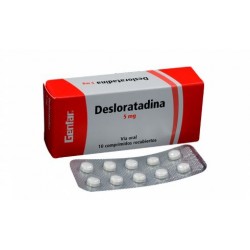 Desloratadina 5 mg (ENVÍOS REGIONALES Y NACIONAL) Caja*10 Comprimidos Recubiertos - Genfar