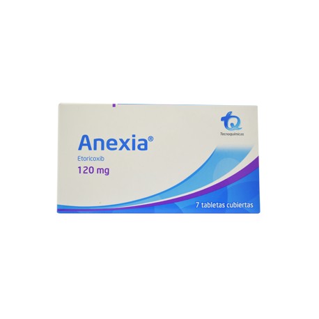 Anexia 120 mg Tabletas Cubiertas Tecnoquímicas (Envíos Regionales y Nacionales) caja*7 tabletas
