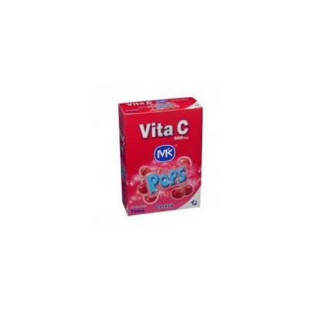 Vita C Pops 500 mg (FARMATOLIMA)Granulados Sabor A Cereza caja*5 sobres