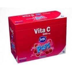 Vita C 500 g (FARMATOLIMA) Granulados Sabor A Cereza caja*25 sobres