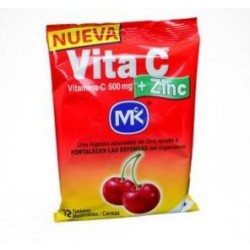 Vita C + Zinc (FARMATOLIMA) Sabor A Cereza sobre*12 tabletas