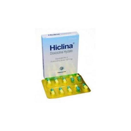 Hiclina 100 mg (FARMATOLIMA) Caja*10 Cápsulas – Pharmaderm