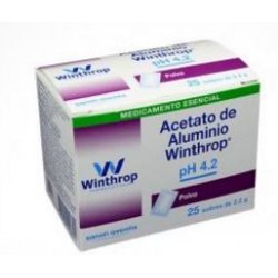 Acetato De Aluminio (FARMATOLIMA) Sobres De 2.2 g caja*25 sobres