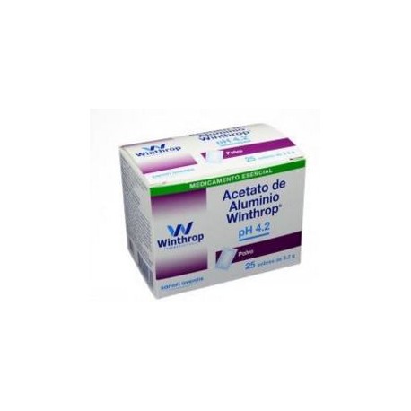 Acetato De Aluminio (FARMATOLIMA) Sobres De 2.2 g caja*25 sobres