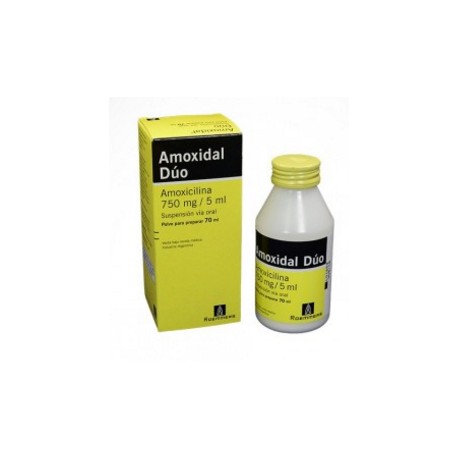 Amoxidal Dúo 750 mg /5mL (FARMATOLIMA) Frasco *70 ml_Roemmers