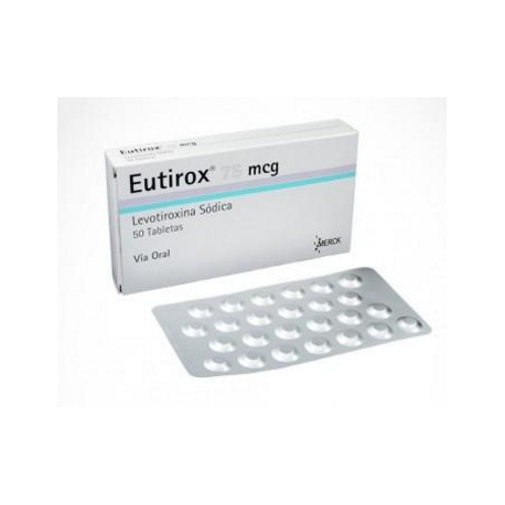 Eutirox 75 mcg (FARMATOLIMA) Caja*50 Tabletas_Merck