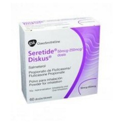 Seretide Diskus 50 mcg/250 mcg (FARMATOLIMA) Caja*60 Dosis _Glaxosmithkline