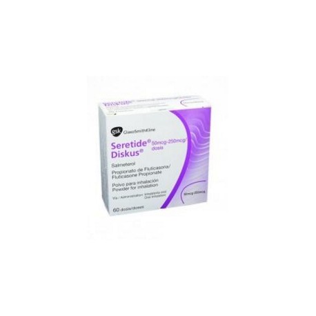 Seretide Diskus 50 mcg/250 mcg (FARMATOLIMA) Caja*60 Dosis _Glaxosmithkline