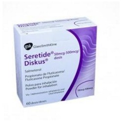 Seretide Diskus 50mcg/500 mcg (FARMATOLIMA) Caja*60 Dosis_Glaxosmithkline
