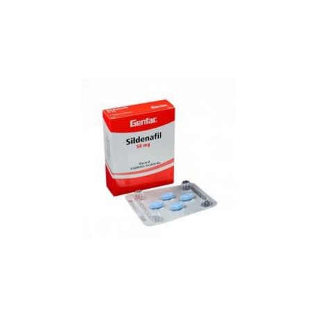 Sildenafil 50 mg (FARMATOLIMA) Caja*4 Tabletas Recubiertas _Genfar