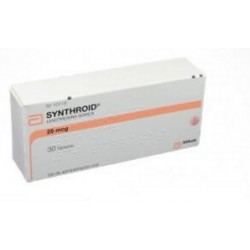 Synthroid 25 mcg (FARMATOLIMA) Caja*30 Tabletas_Abbott