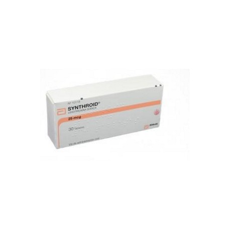 Synthroid 25 mcg (FARMATOLIMA) Caja*30 Tabletas_Abbott
