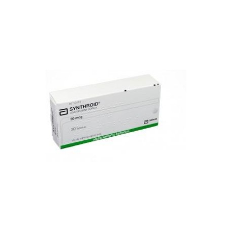 Synthroid 50 mcg (FARMATOLIMA) Caja *30 Tabletas_Abbott