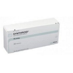 Synthroid 75 mcg (FARMATOLIMA) Caja*30 Tabletas_Abbott
