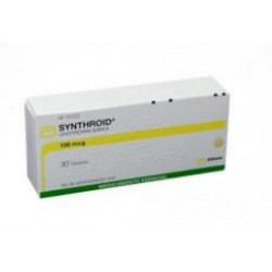 Synthroid 100 mcg (FARMATOLIMA) Caja*30 Tabletas_Abbott