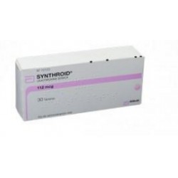 Synthroid 112mcg (FARMATOLIMA) Caja*30 Tabletas_Abbott