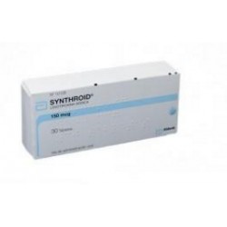 Synthroid 150 mcg (FARMATOLIMA) Caja*30 Tabletas_Abbott