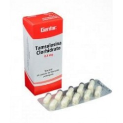 Tamsulosina Clorhidrato 0.4 mg (FARMATOLIMA) Caja*30 Cápsulas _Genfar