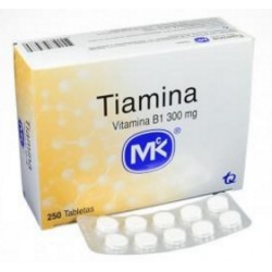 Tiamina 300 mg (FARMATOLIMA) Caja*250 Tabletas _Vitamina