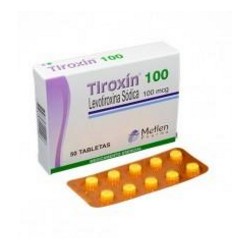 Tiroxín 100 mcg (FARMATOLIMA) Caja*50 Tabletas _Metlen Pharma