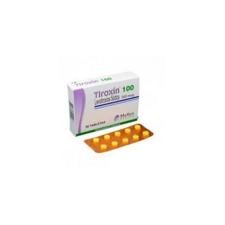 Tiroxín 100 mcg (FARMATOLIMA) Caja*50 Tabletas _Metlen Pharma