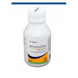Amoxicilina 250 mg/5 mL (FARMATOLIMA) Frasco*100 mL _La Santé