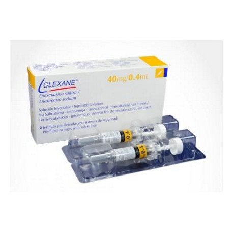 Clexane 40 mg / 0,4 mL (FARMATOLIMA) Caja*2 Jeringas Pre-Llenadas_:Sanofi Aventis