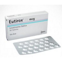 Eutirox 75 mcg (FARMATOLIMA) Caja*50 Tabletas_Merck