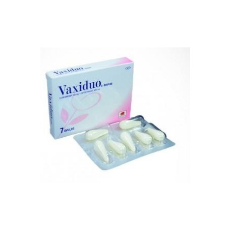 Vaxiduo 100 mg +400 mg (FARMATOLIMA) Caja*7 Óvulos_Procaps