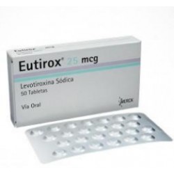 Eutirox 25 mcg (FARMATOLIMA) Caja*50 Tabletas_Merck