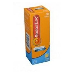 RedoxZinc (FARMATOLIMA) Tabletas Efervescentes Sabor A Naranja FCO*10 UNIDADES