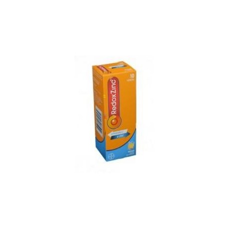 RedoxZinc (FARMATOLIMA) Tabletas Efervescentes Sabor A Naranja FCO*10 UNIDADES